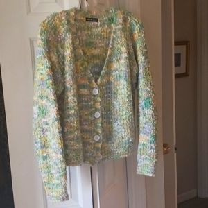 Vneck Multicolored Cardigan